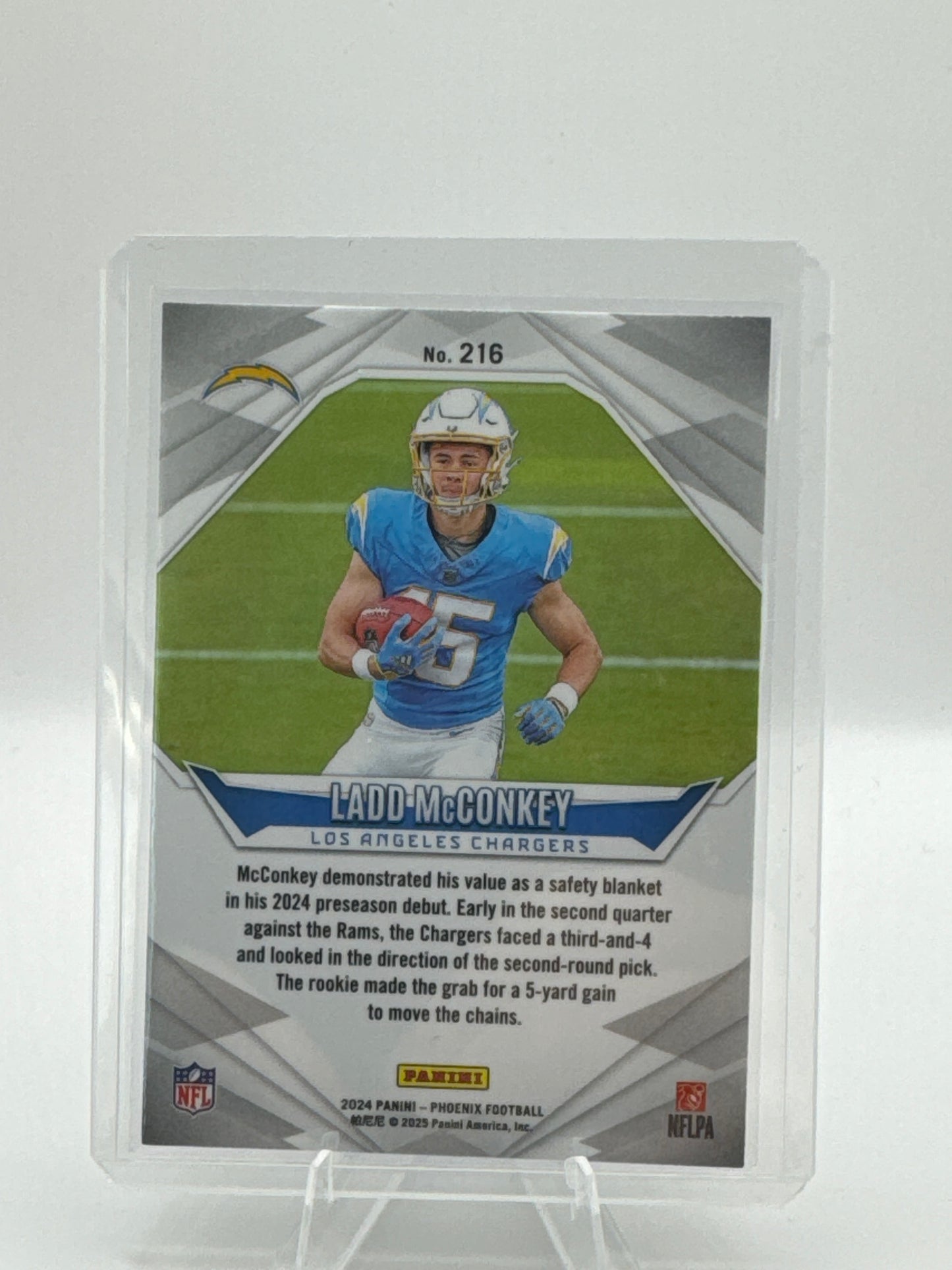 Ladd McConkey Rookie #216 Phoenix Lazer