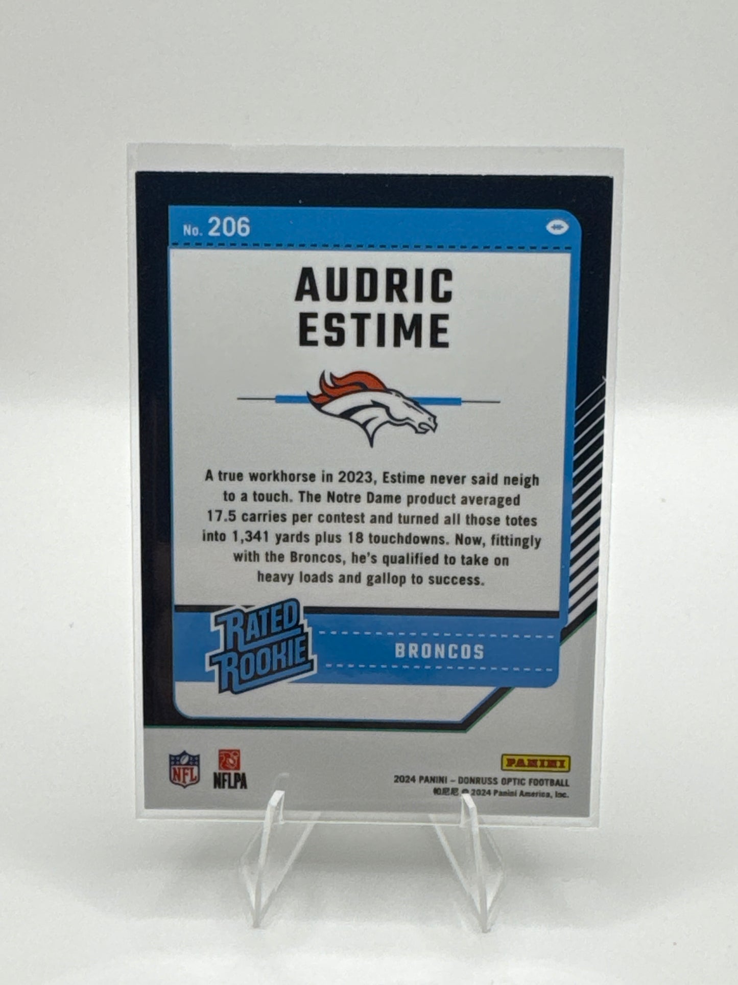 Audric Estime (Rated Rookie) #206