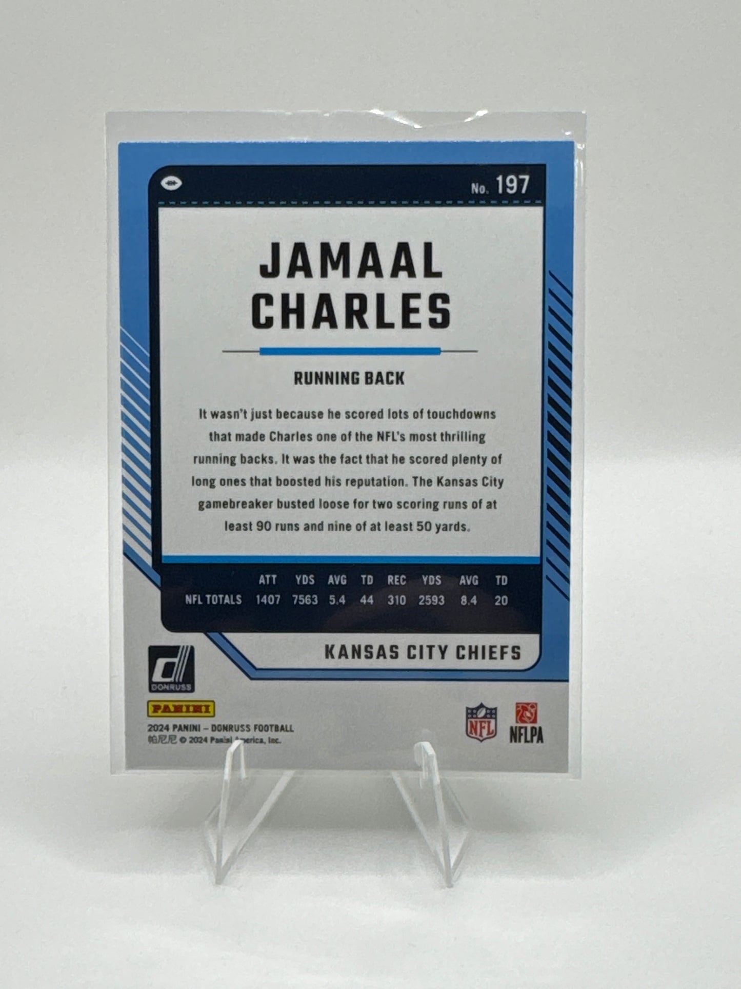 Jamaal Charles #197 Green Press-Proof