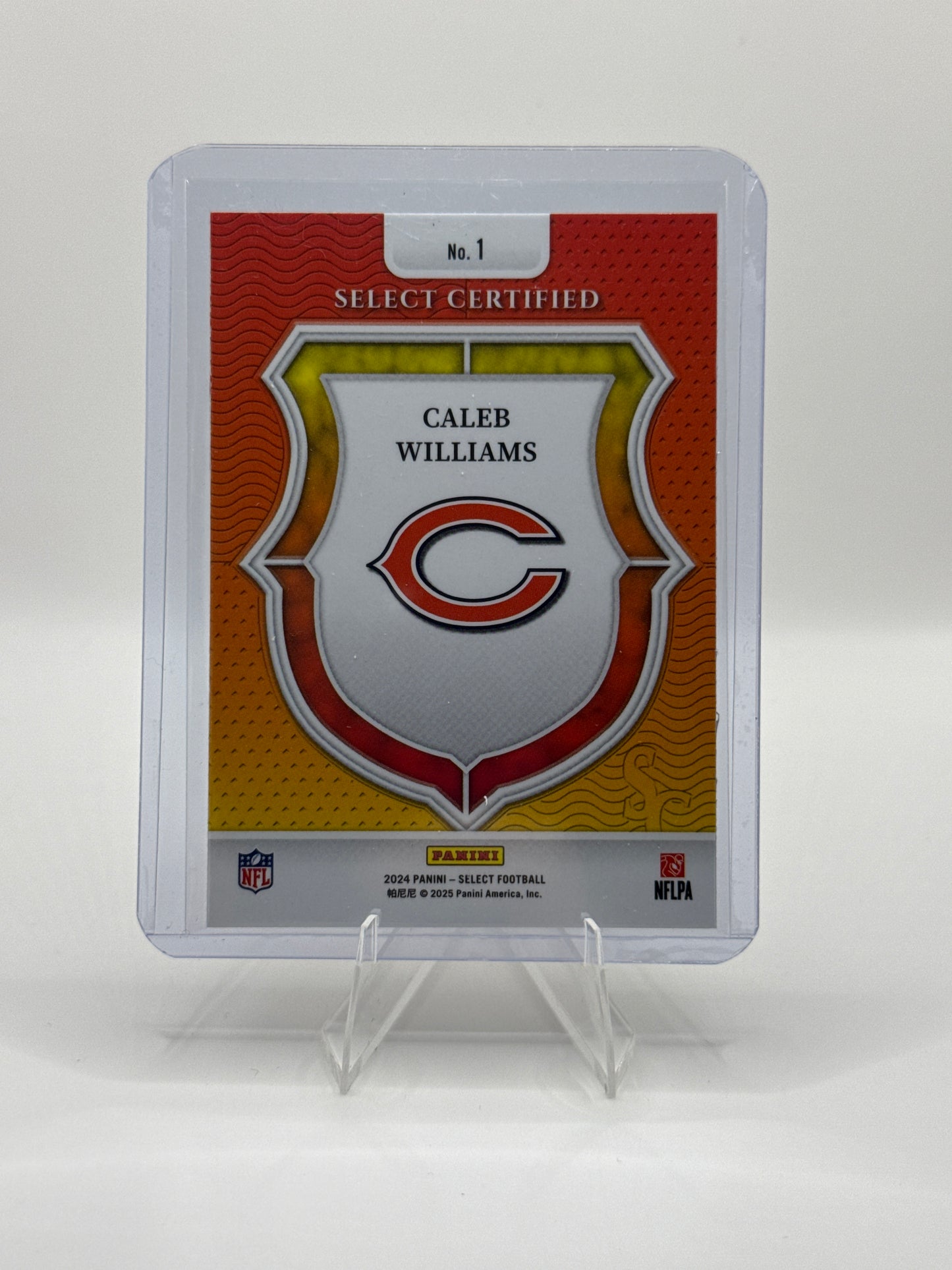 Caleb Williams (Rookie) #1 Select Certified 2024 Panini - Select Football