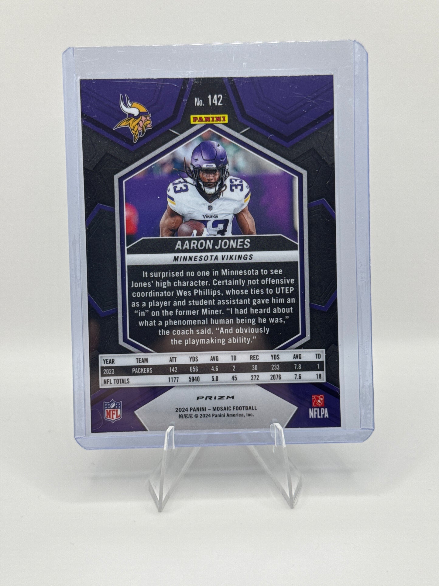 Aaron Jones #142 Silver