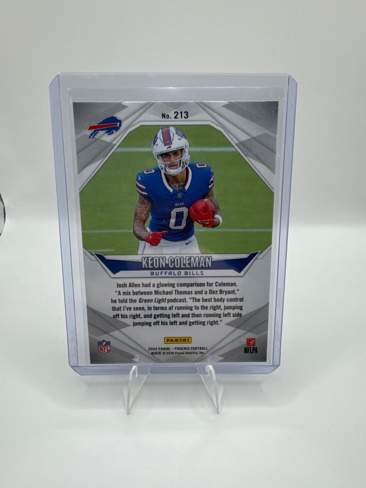 Keon Coleman (Rookie) #213 Lazer 2024 Panini - Phoenix Football