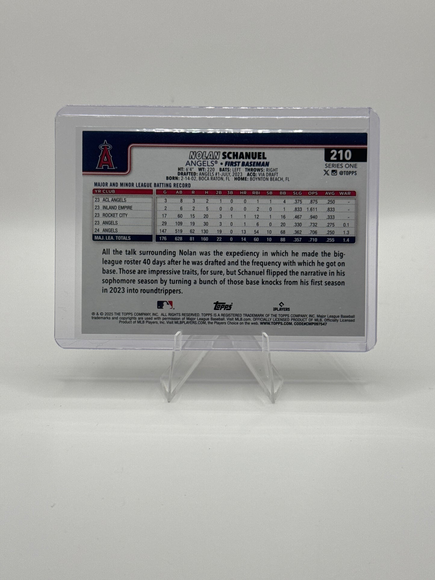 Nolan Schanuel #210 Future Stars