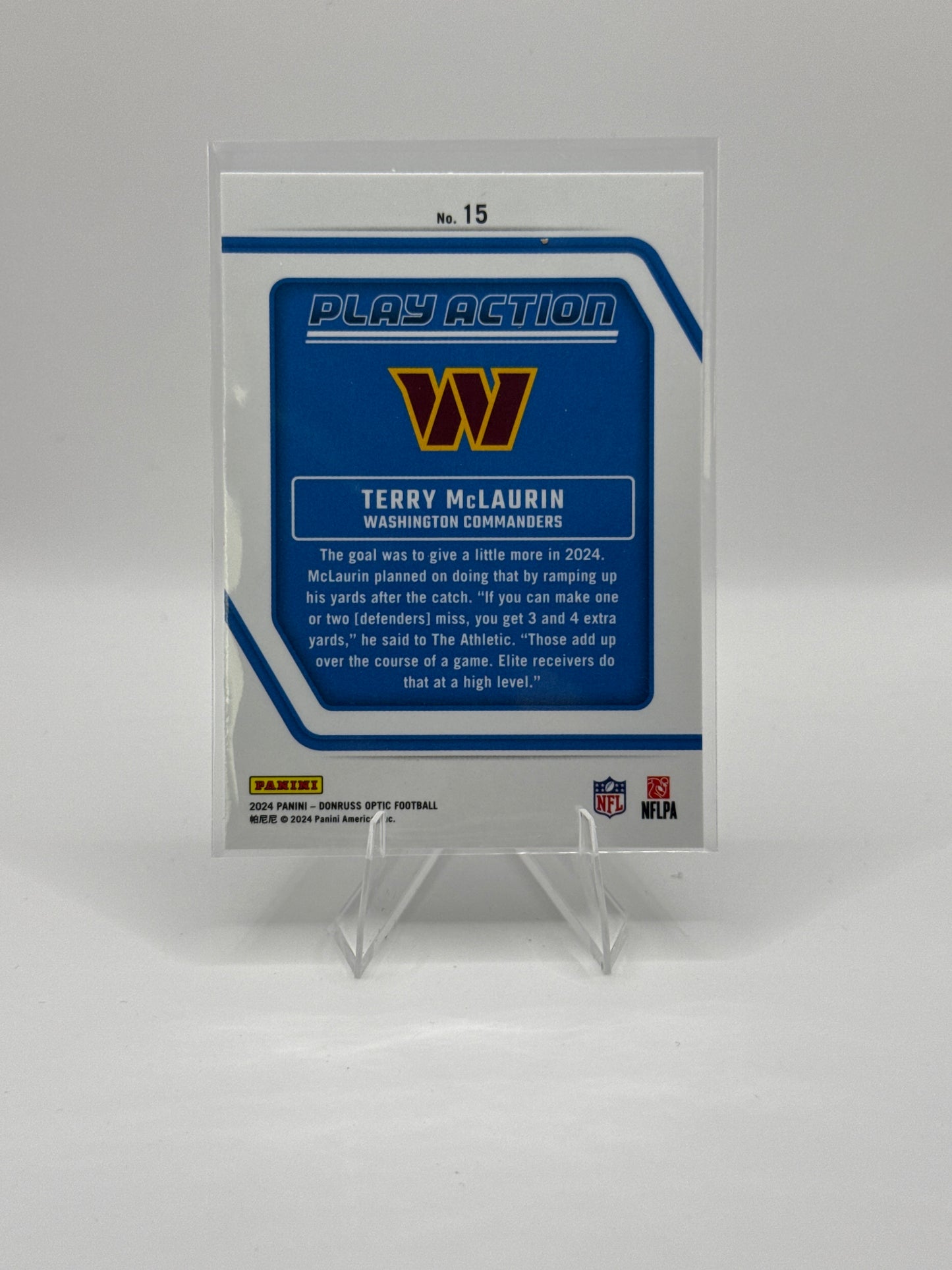 Terry McLaurin #15 Play Action