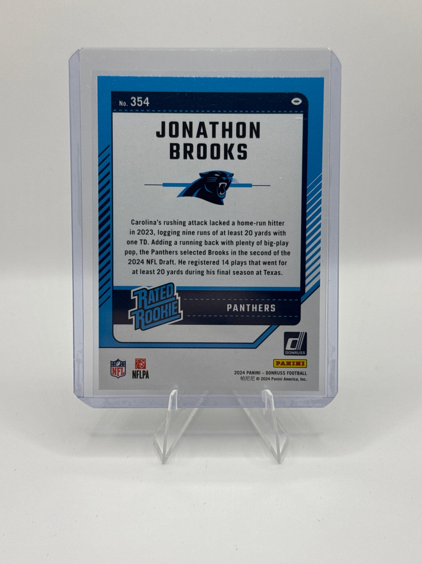 Jonathon Brooks Rated Rookie #354