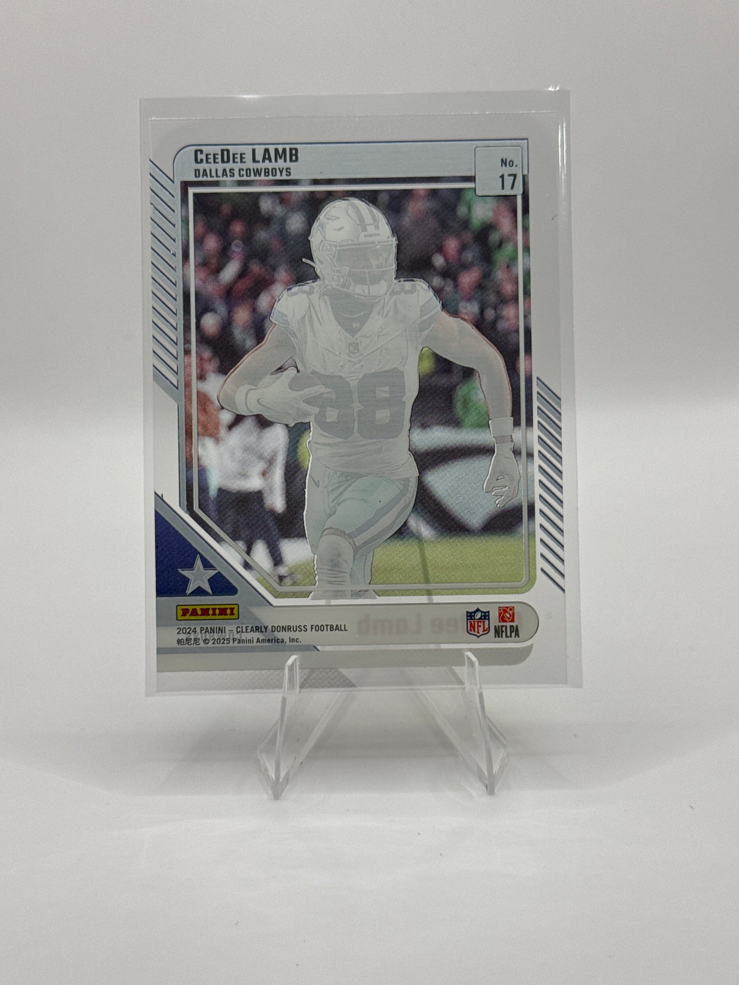 Ceedee Lamb #17 2024 Panini - Clearly Donruss Football