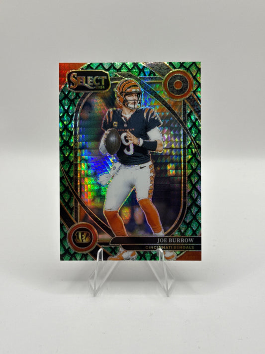 Joe Burrow #206 Dragon Scale CASE HIT 48/81 Club Level 2024 Panini - Select Football
