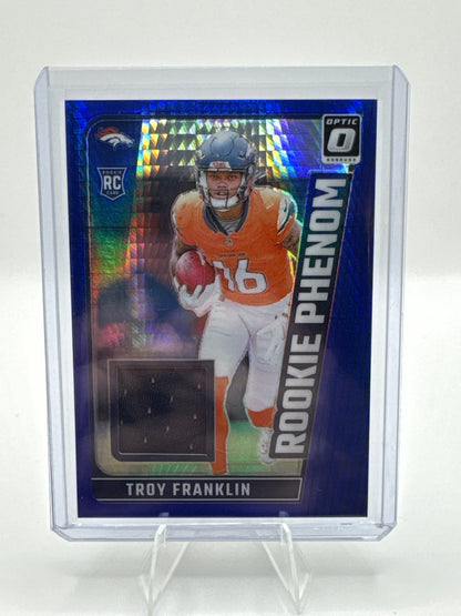 Troy Franklin Rookie Phenom Patch