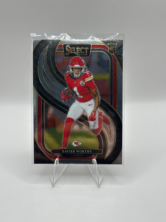 Xavier Worthy (Rookie) #119 Premier Level 2024 Panini - Select Football