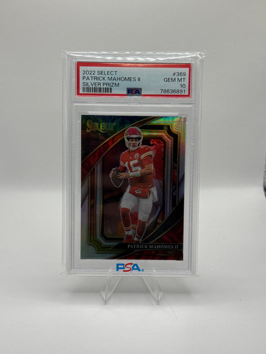 Patrick Mahomes #369 Silver Prizm Suite Level PSA Gem Mt 10!