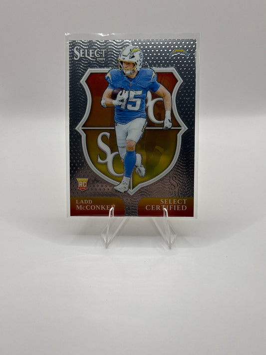 Ladd McConkey (Rookie) #16 Select Certified 2024 Panini - Select Football