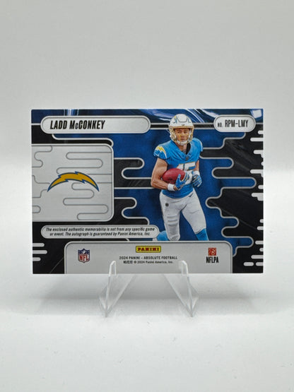 Ladd McConkey (Rookie) #RPM-LMY Absolute Rookie Premier RPA /399