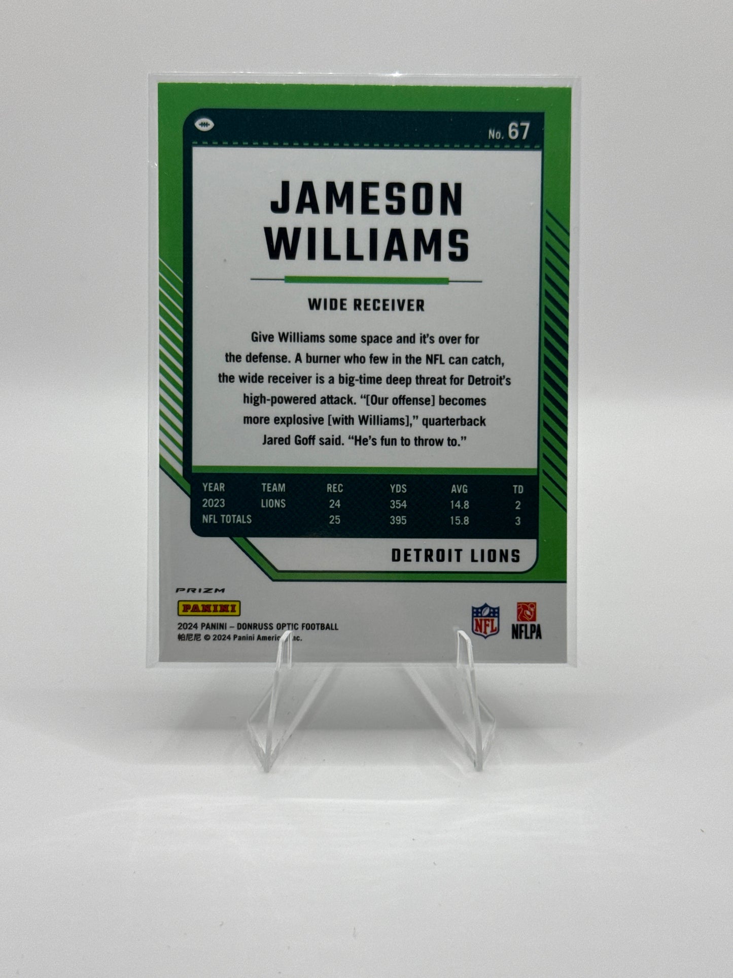 Jameson Williams #67 Holo