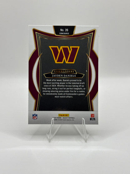 Jayden Daniels (Rookie) #26 Concourse Level 2024 Panini - Select Football