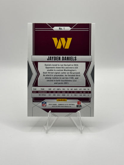 Jayden Daniels #1 2025 Panini - Donruss Elite Football