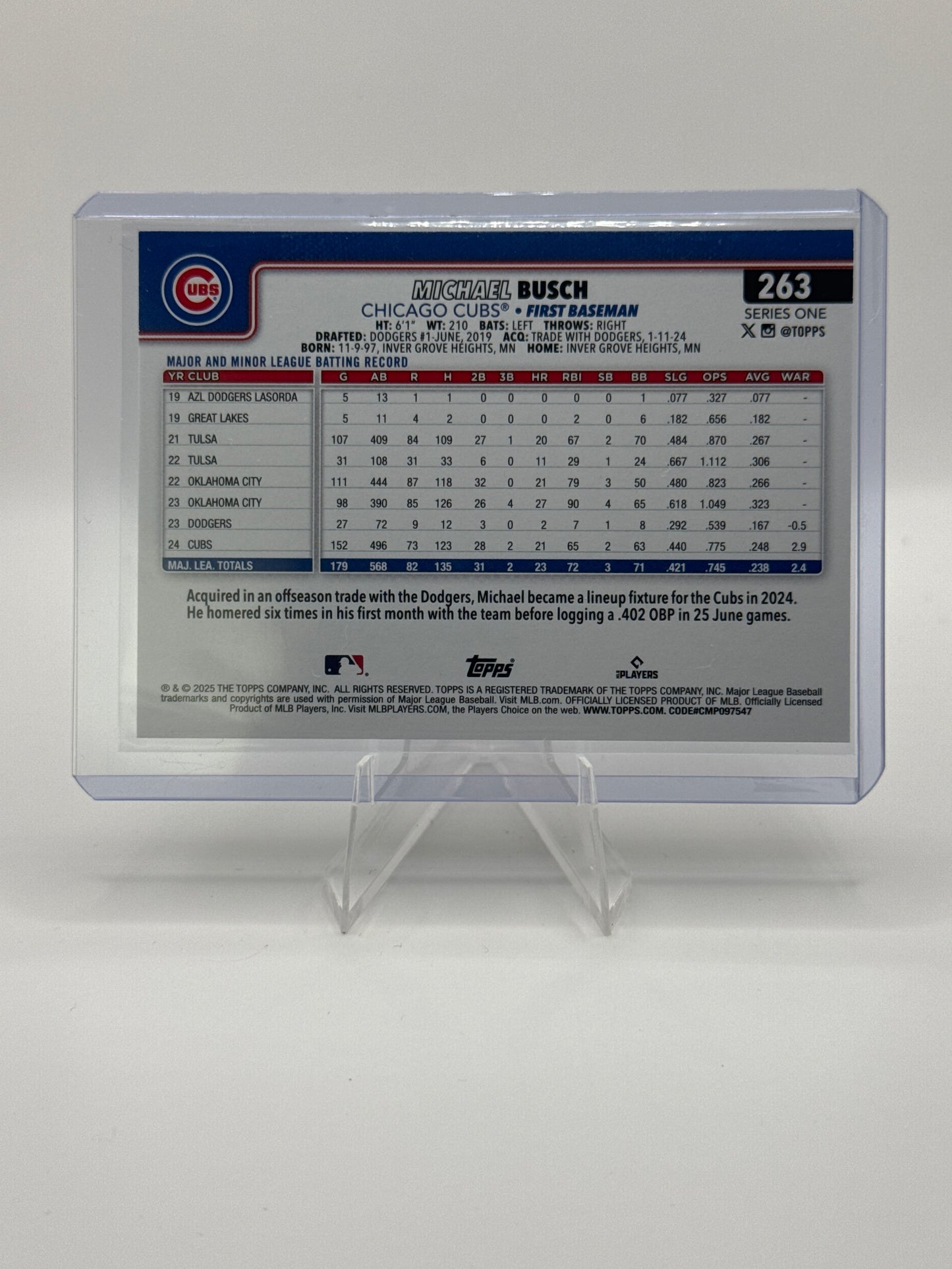 Michael Busch #263 Confetti