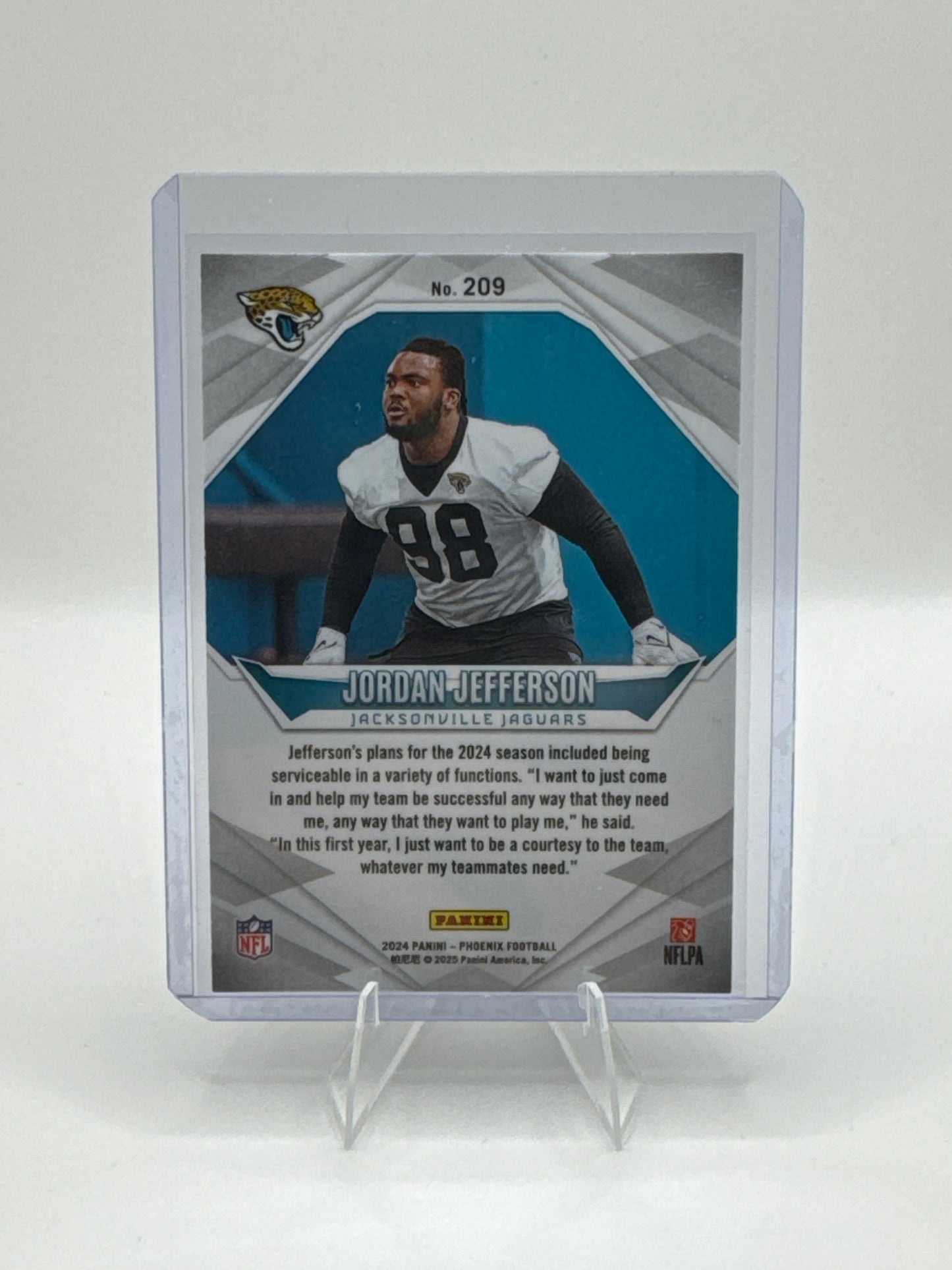 Jordan Jefferson (Rookie) #209