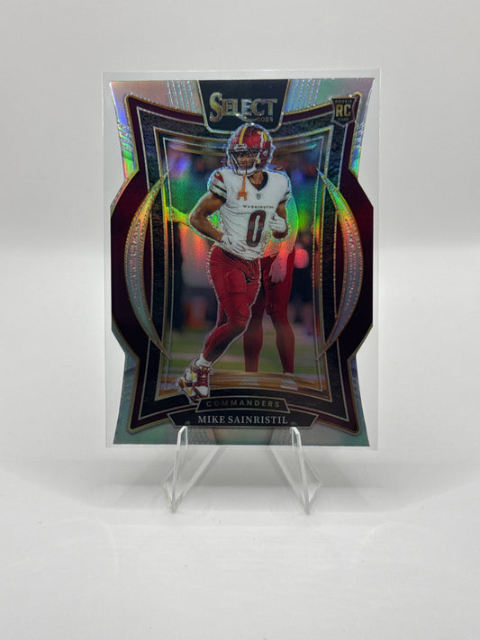 Mike Sainristil (Rookie) #76 Silver Prizm Die-Cut Concourse Level