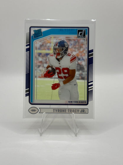 Tyrone Tracy Jr. Rated Rookie #100 2024 Panini - Clearly Donruss Football