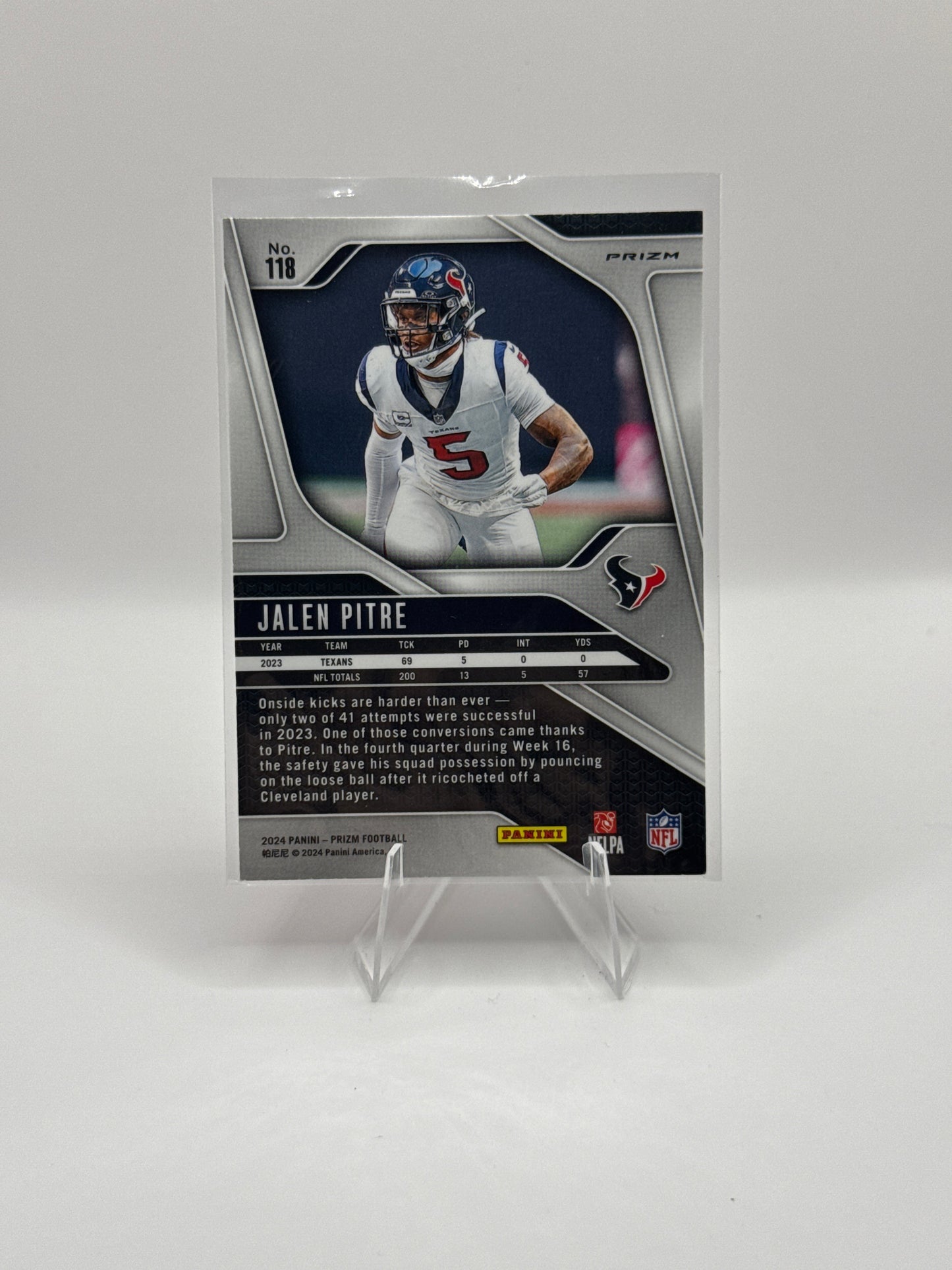 Jalen Pitre #118 Pink Wave