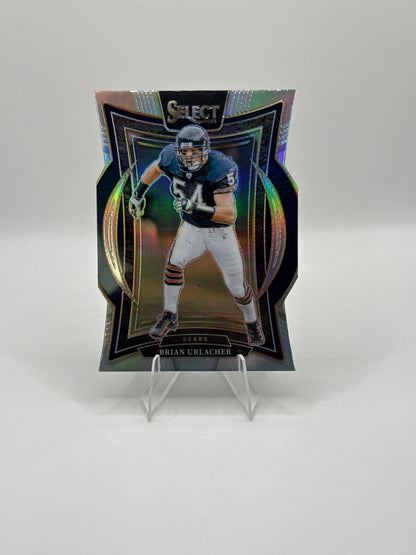 Brian Urlacher #13 Silver Die-Cut 2024 Panini Select Concourse Level