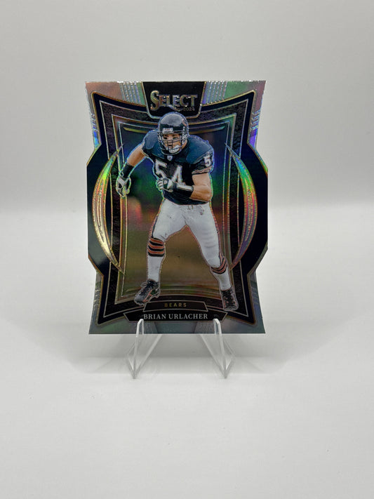 Brian Urlacher #13 Silver Die-Cut 2024 Panini Select Concourse Level