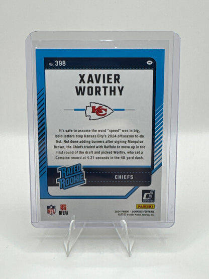 Xavier Worthy Rated Rookie #398