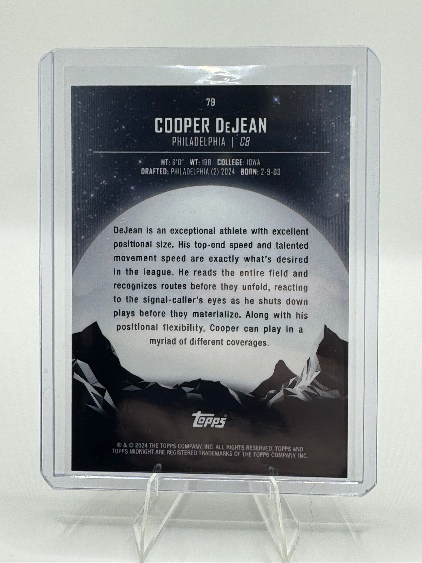 Cooper DeJean (Rookie) #79 Midnight