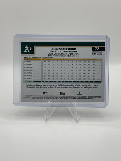 Tyler Soderstrom #72 Future Stars Confetti