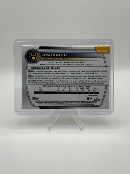 Josh Knoth #BCP-136 Bowman Chrome Prospects