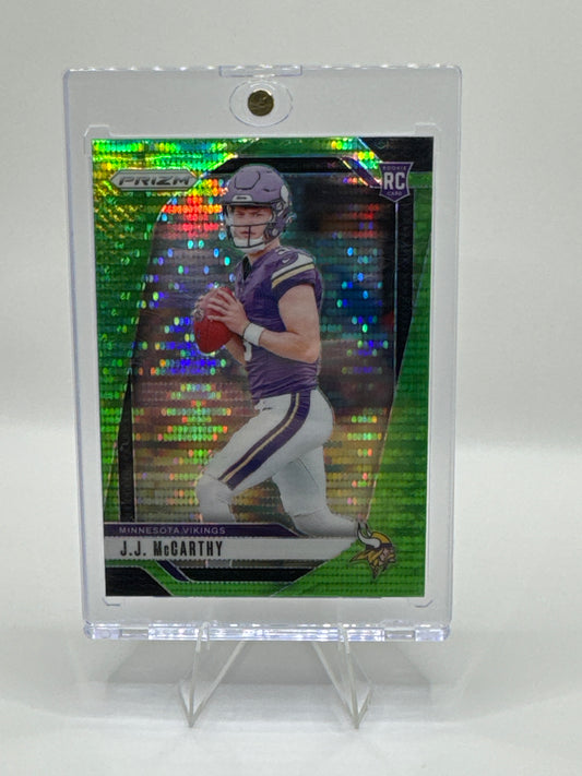 J.J. McCarthy (Rookie) #400 Neon Green Pulsar