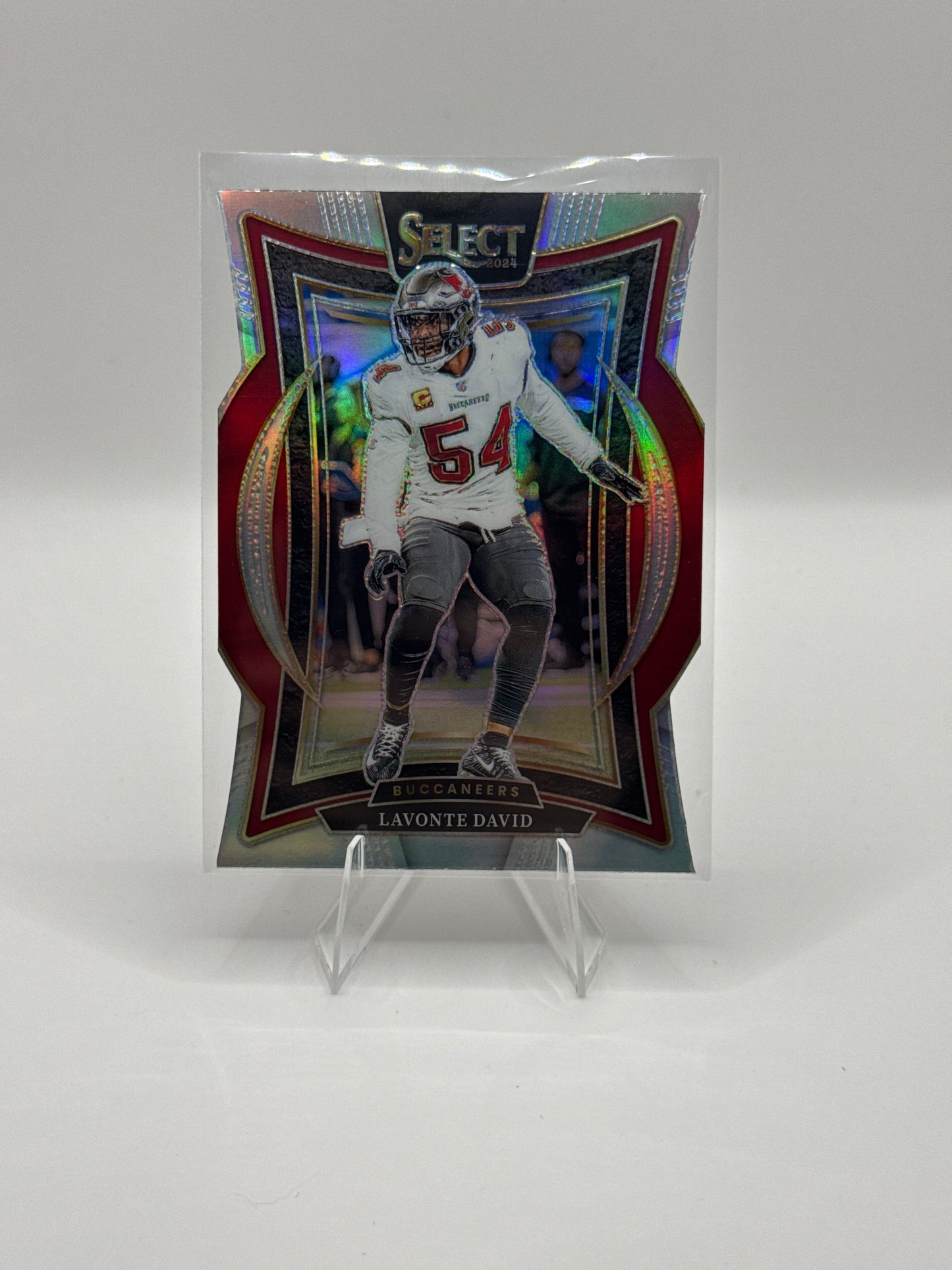 Lavonte David #79 Silver Prizm Die-Cut Concourse Level 2024 Panini - Select Football