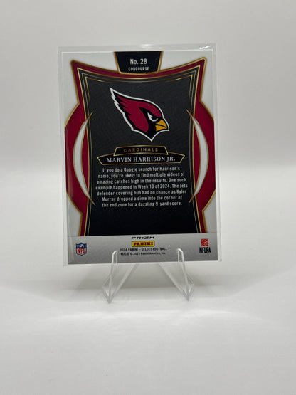 Marvin Harrison Jr. (Rookie) #28 Green Yellow Prizm Shock Concourse Level