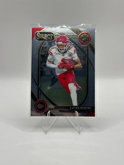 Xavier Worthy (Rookie) #224 Club Level 2024 Panini - Select Football