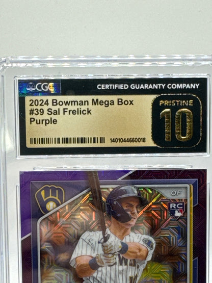 Sal Frelick #39 Purple 201/250 CGC Pristine 10
