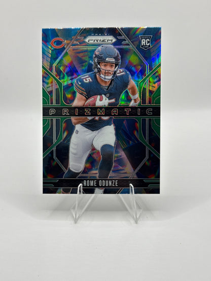 Rome Odunze (Rookie) #9 Green Prizmatic 2024 Panini - Prizm