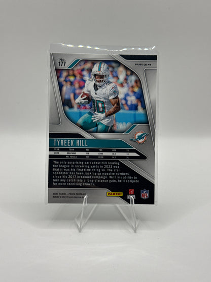Tyreek Hill #177 Green 2024 Panini - Prizm Football