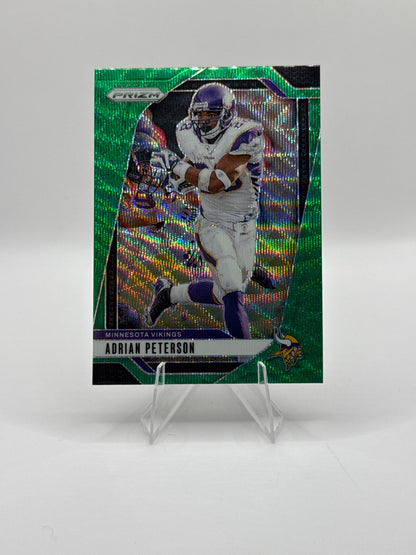 Adrian Peterson #191 Green Wave 2024 Panini - Prizm Football