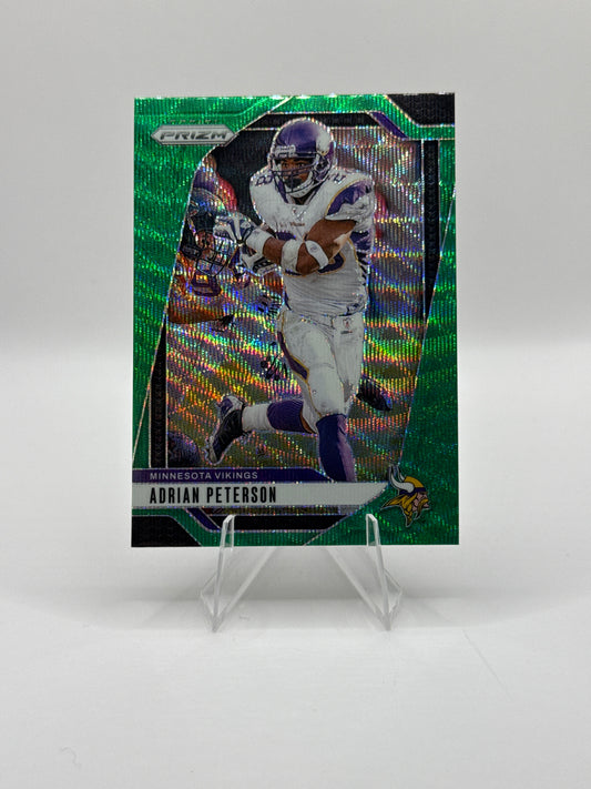 Adrian Peterson #191 Green Wave 2024 Panini - Prizm Football