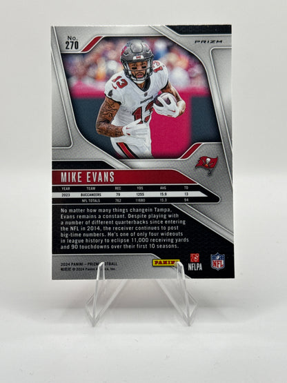 Mike Evans #270 Red Prizm SSP COLOR MATCH! 2024 Panini - Prizm Football