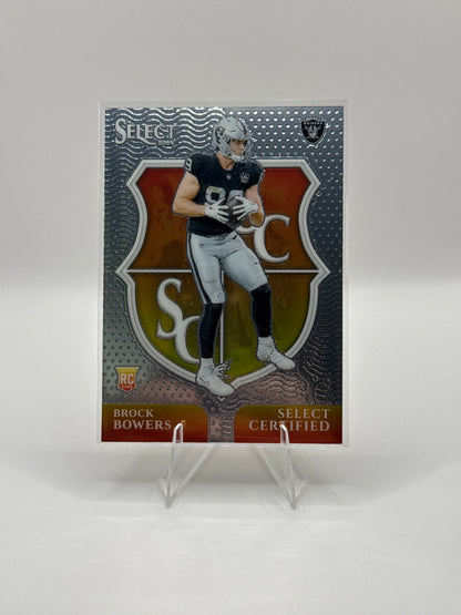 Brock Bowers #7 Select Certified 2024 Panini - Select Football