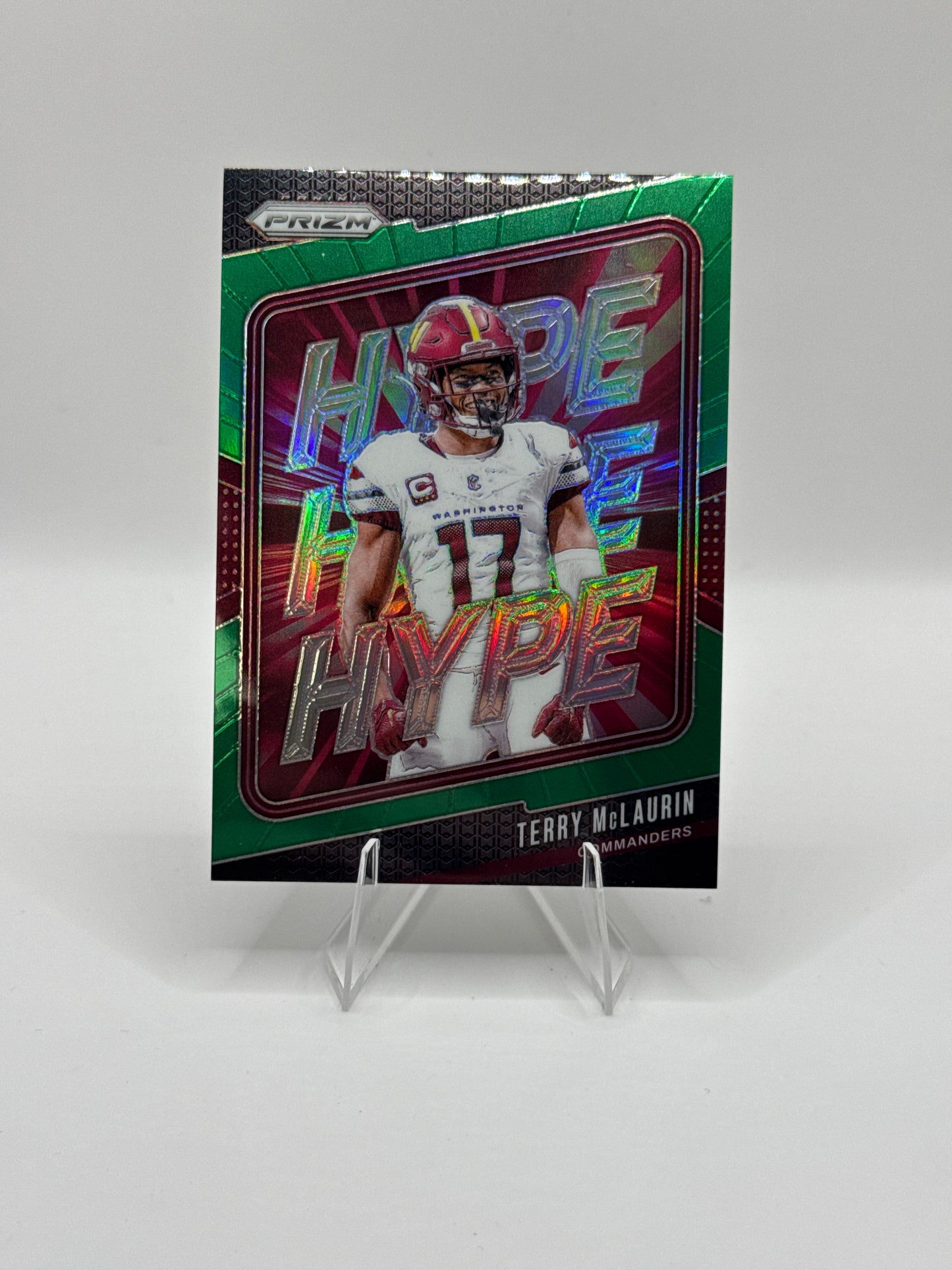 Terry McLaurin #12 Green Hype 2024 Prizm