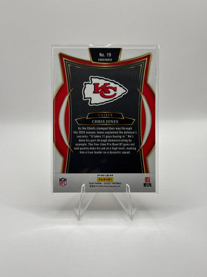 Chris Jones #19 Red Black Prizm Shock Concourse Level