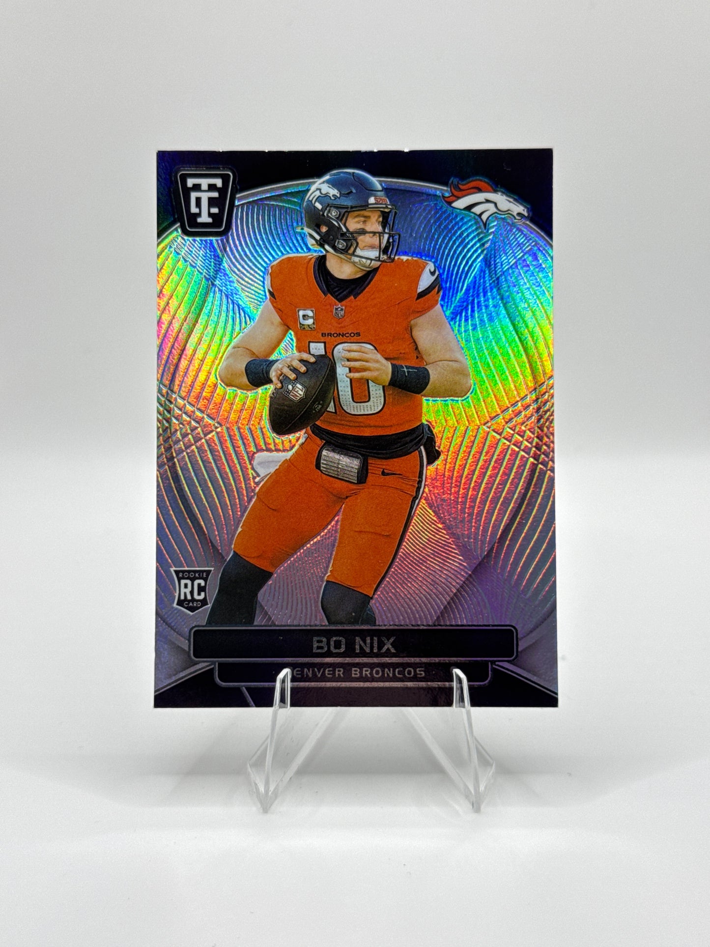 Bo Nix (Rookie) #105 Mirror Totally Certified