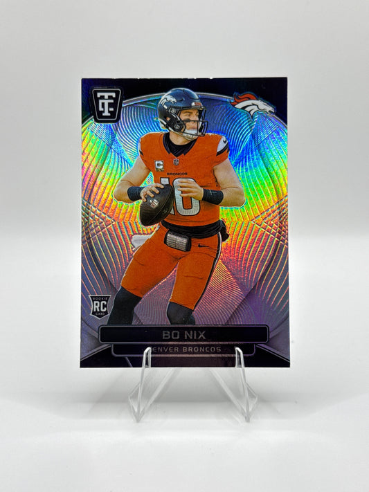 Bo Nix (Rookie) #105 Mirror Totally Certified