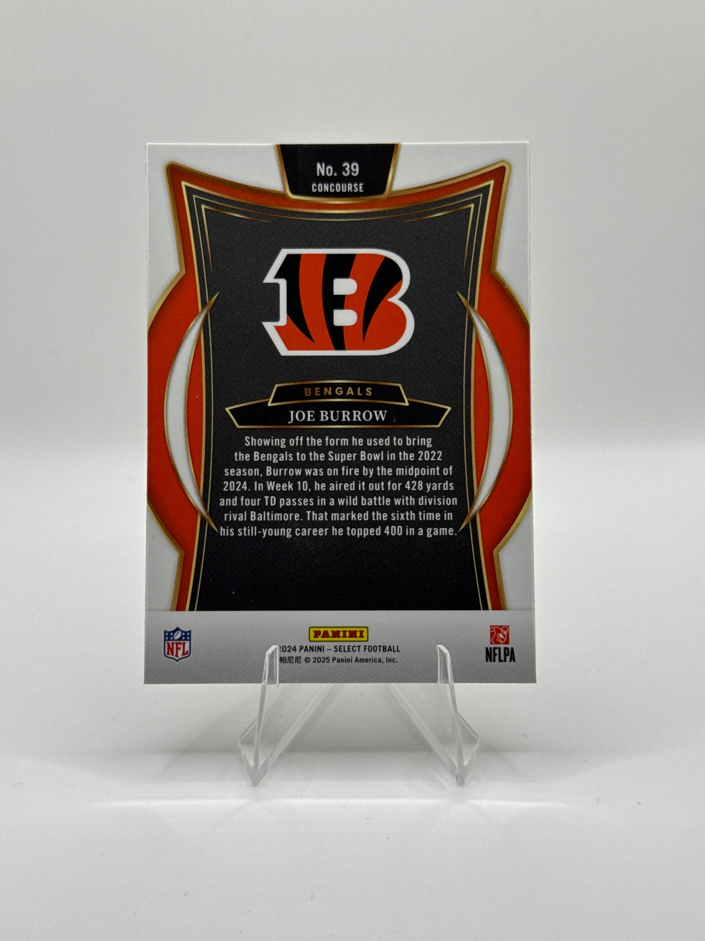 Joe Burrow #39 Concourse Level