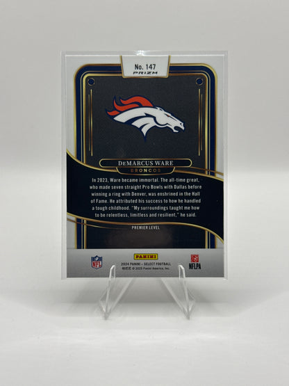 Demarcus Ware #147 Red Black Prizm Shock Premier Level