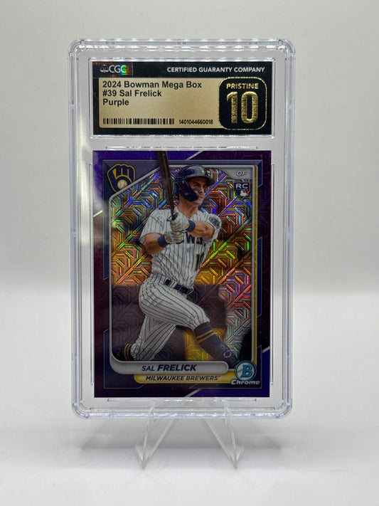 Sal Frelick #39 Purple 201/250 CGC Pristine 10