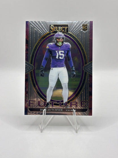 Dallas Turner (Rookie) #25 Future 2024 Panini - Select Football