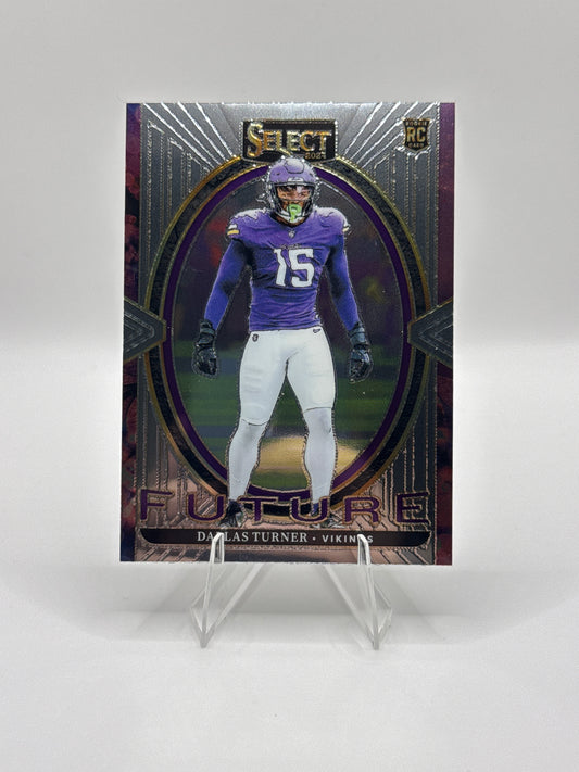 Dallas Turner (Rookie) #25 Future 2024 Panini - Select Football